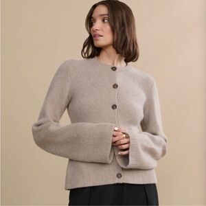 Jenni Kayne Cooper Cardigan in Taupe size Large